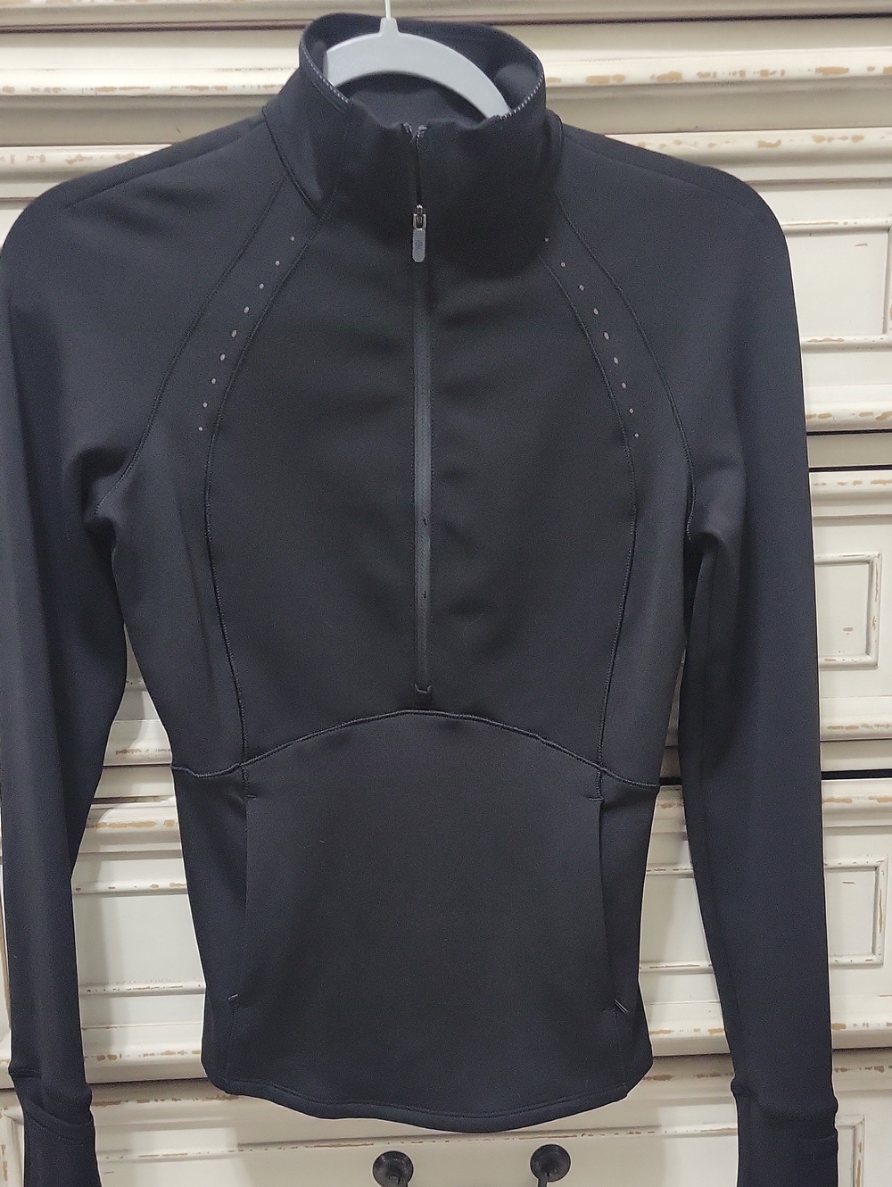 lululemon athletica Black Quarter-Zip Training Pullover
